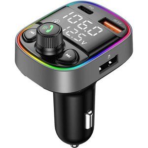 Wireless Bluetooth Car Adapter,FM Transmitter AUX Radio Receiver,Handsfree Call